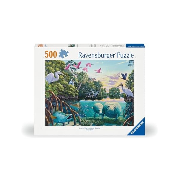 Ravensburger 12000044 Manatee Moments Puzzle 500 pièces pour Adultes et Enfants à partir de 12 Ans