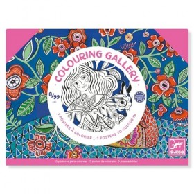 DJECO Colouring Gallery - Floraison
