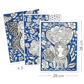 DJECO Colouring Gallery - Floraison