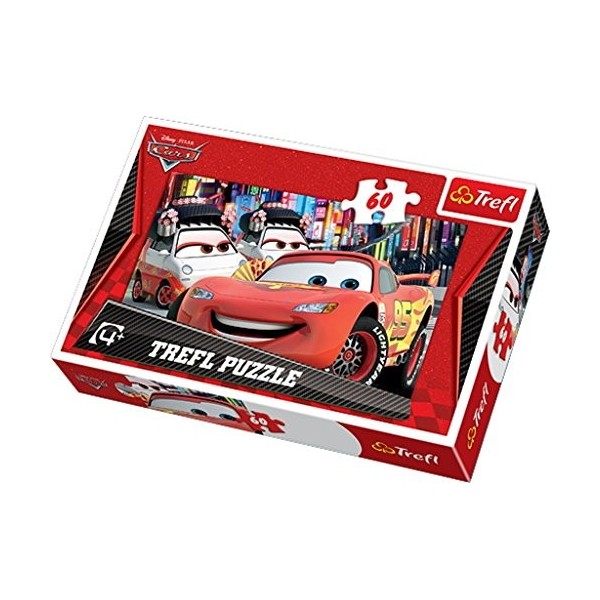 Trefl - 17211 - Puzzle - Disney Cars - Tokyo - 60 Pièces