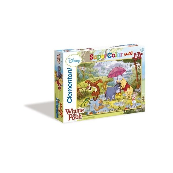 Clementoni - 26735-Puzzle 60p Maxi - winnie the pooh-Puzzles