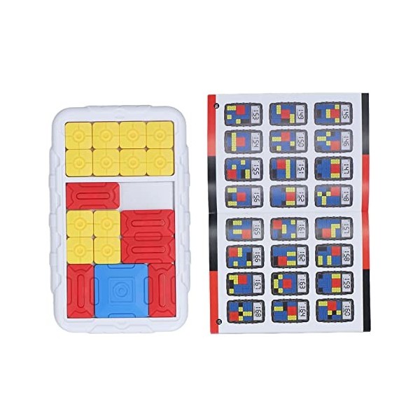 Alomejor Puzzle Coulissant pour Enfants Développer des Défis de Pensée Logique Puzzles Portables Jeux de Réflexion pour Enfan