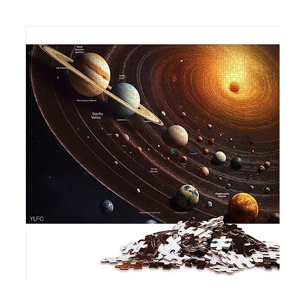 Puzzle pour Adultes Spaceship Sunset Puzzles en Carton 1000 pièces Puzzles pour Adultes Puzzle pour Adultes et Enfants à part