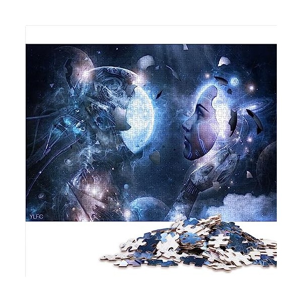 Puzzle pour Adultes Spaceship Sunset Puzzles en Carton 1000 pièces Puzzles pour Adultes Puzzle pour Adultes et Enfants à part