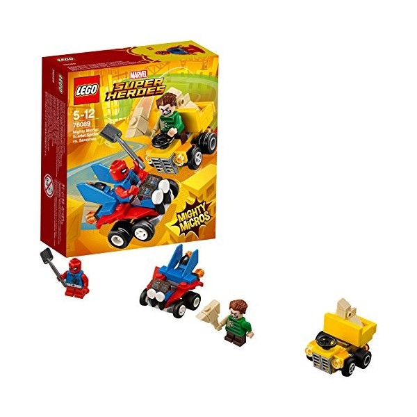 Lego Sa FR 76089 Marvel Super Heroes - Jeu de construction - Mighty Micros : Spider - Man contre Sandman