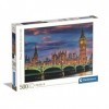 Clementoni- Puzzle El Parlamento de Londres 500pzs Does Not Apply Collection The London Parliament 500 pièces, Ville 500-fabr