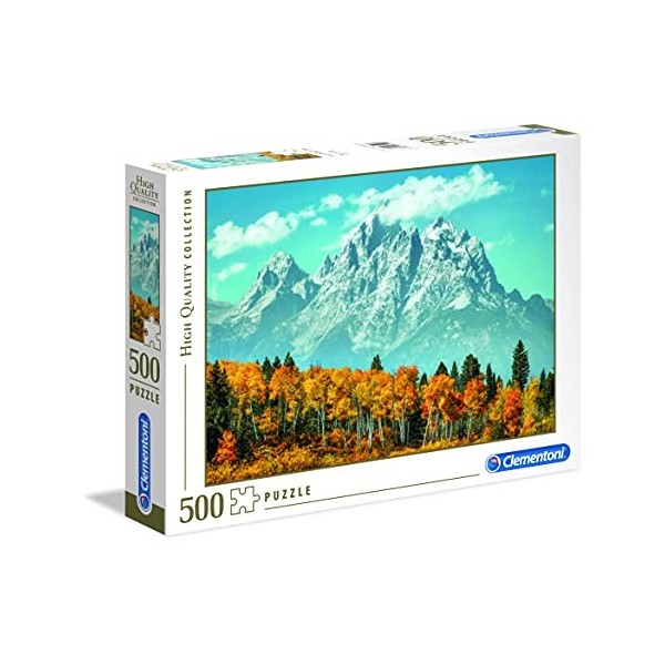 Clementoni - 35034 - Puzzle - Grand Teton In Fall - 500 Pièces