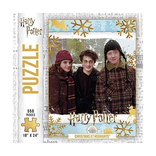 USAopoly USOPZ010686 Harry Potter Christmas at Hogwarts 550 Piece Puzzle, Various