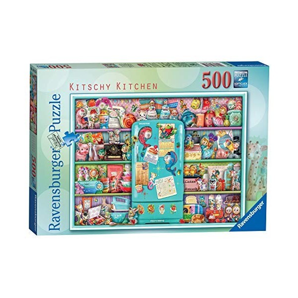 Ravensburger- Kitschy Kitchen Puzzle 500 pièces pour Adultes et Enfants à partir de 10 Ans, 16575