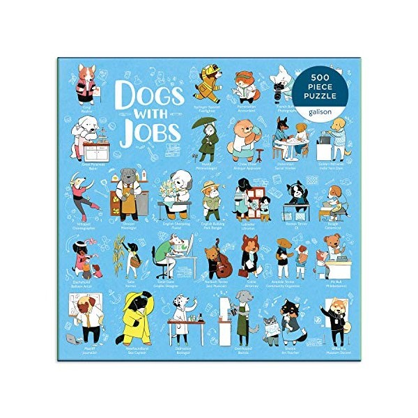 Dogs with Jobs 500 Piece Puzzle