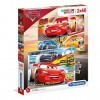 Clementoni- Pixar Disney Cars Clementoni-07131-Supercolor Collection 3-2 x 60 pièces, 07131, Multicolore