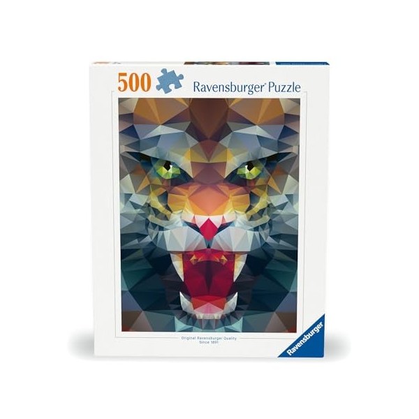 Ravensburger Puzzle-12000239-Lion des Polygones-500 Pièces, 12000239