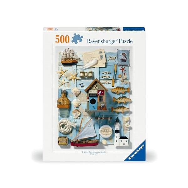 Ravensburger 12000223-Flair Maritime-Puzzle de 500 pièces-pour Adultes et Enfants à partir de 12 Ans, 12000223