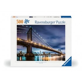 Ravensburger 12000224-New York-La Ville Qui ne dort jamais-Puzzle de 500 pièces pour Adultes et Enfants à partir de 12 Ans, 1
