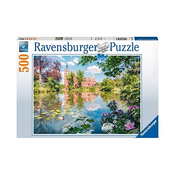 Ravensburger- Sproocjesachtig Fente Muskau Animaux Puzzle 16593-Château de Conte de Fées Muskau-500 Pièces, 16593, Multicolor