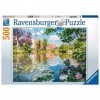 Ravensburger- Sproocjesachtig Fente Muskau Animaux Puzzle 16593-Château de Conte de Fées Muskau-500 Pièces, 16593, Multicolor