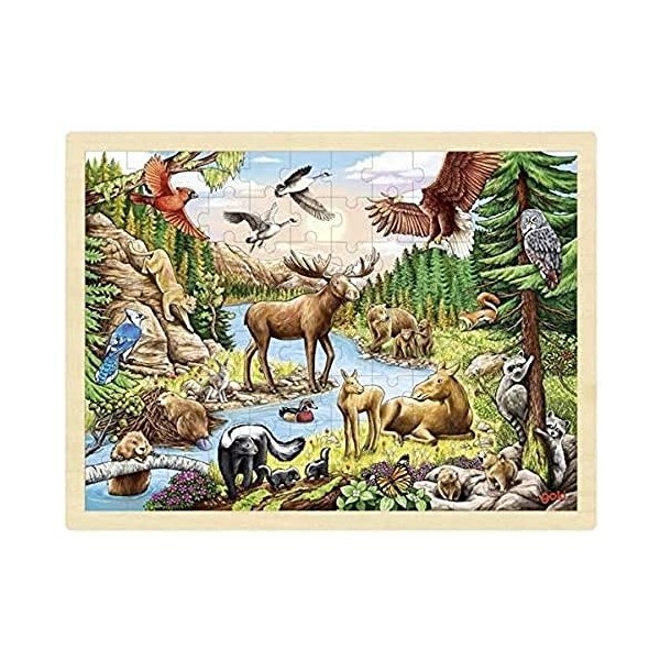 Goki Puzzle dinsertion de la Nature Sauvage américaine du Nord 57409