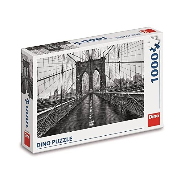 dino Puzzle 1000 pièces : New York, en Noir et Blanc