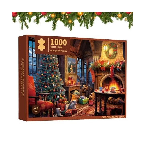 1000 Pièces Puzzles De Noël Pour Adultes, Calendrier De LAvent 2023, Puzzles De Calendrier De LAvent De Noël, Décorations D