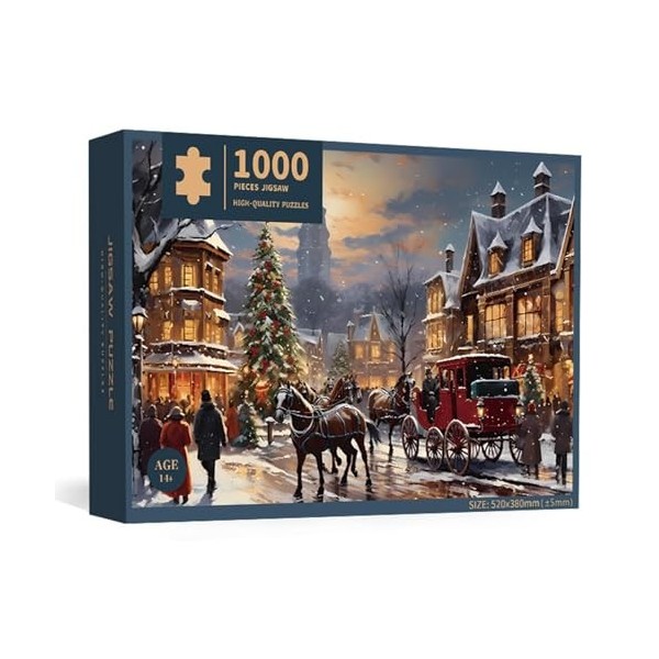 1000 Pièces Puzzles De Noël Pour Adultes, Calendrier De LAvent 2023, Puzzles De Calendrier De LAvent De Noël, Décorations D