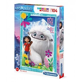 Clementoni Supercolor Dreamworks Abominable-104 pièces-Puzzle Enfant-fabriqué en Italie, 6 Ans et Plus, 27272, Multicolore