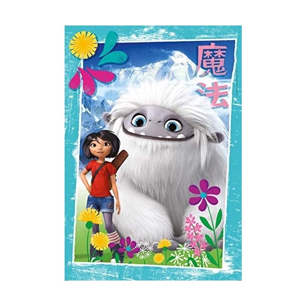 Clementoni Supercolor Dreamworks Abominable-104 pièces-Puzzle Enfant-fabriqué en Italie, 6 Ans et Plus, 27272, Multicolore