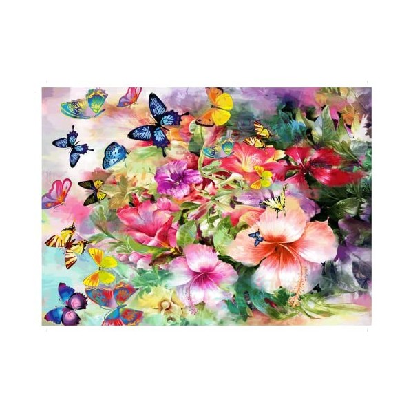 Brain Tree - Flora and Fauna Flower 500 Piece Puzzle: With Droplet Technology for Anti Glare & Soft Touch