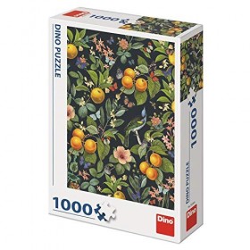 dino Puzzle 1000 pièces : Oranges en Fleurs