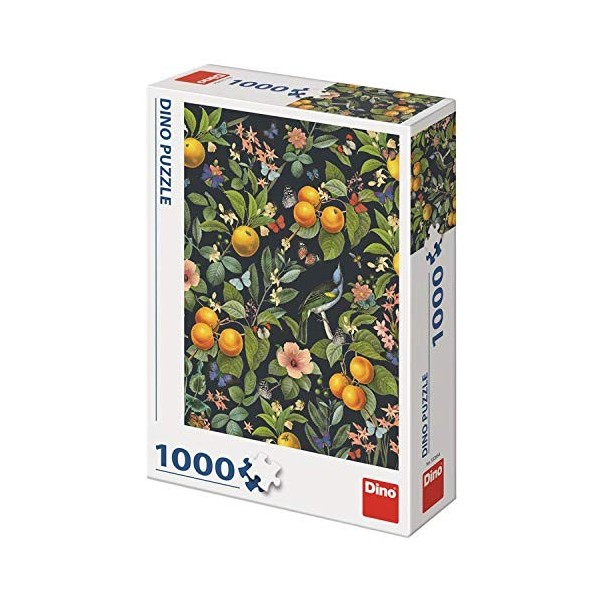 dino Puzzle 1000 pièces : Oranges en Fleurs