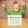 ADBEN Puzzle de Diapositives de Couleur,Jouets de tri des Couleurs | Activités dapprentissage éducatif pour Les Tout-Petits,