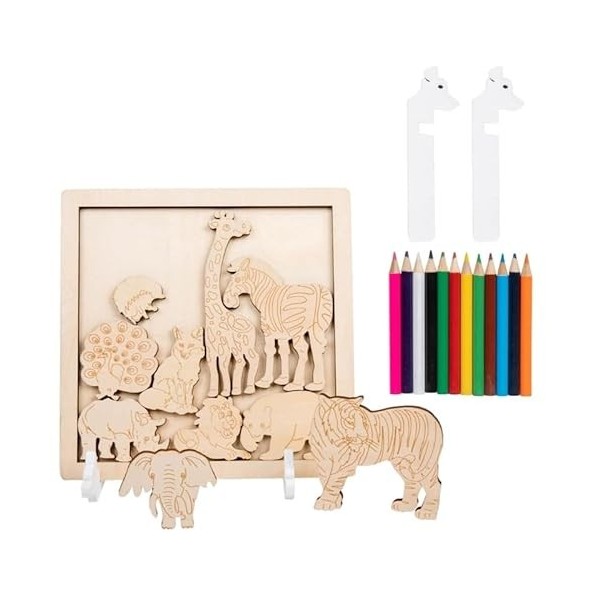 KieTeiiK Puzzles pour Enfants pour Adultes Familles Et Enfants Âgés 3 Ans Et Cadeaux Éducatifs Couleurs Et Formes Compétences