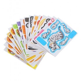 SAFIGLE 50 Pièces Puzzle De Jeu Dapprentissage Puzzle en Forme De Tigre Jouet Casse-tête Éducatif Jouets De Motricité pour En