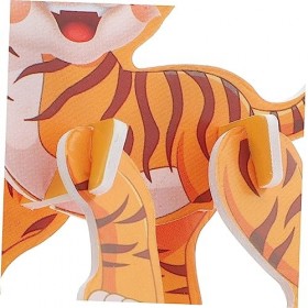 SAFIGLE 50 Pièces Puzzle De Jeu Dapprentissage Puzzle en Forme De Tigre Jouet Casse-tête Éducatif Jouets De Motricité pour En