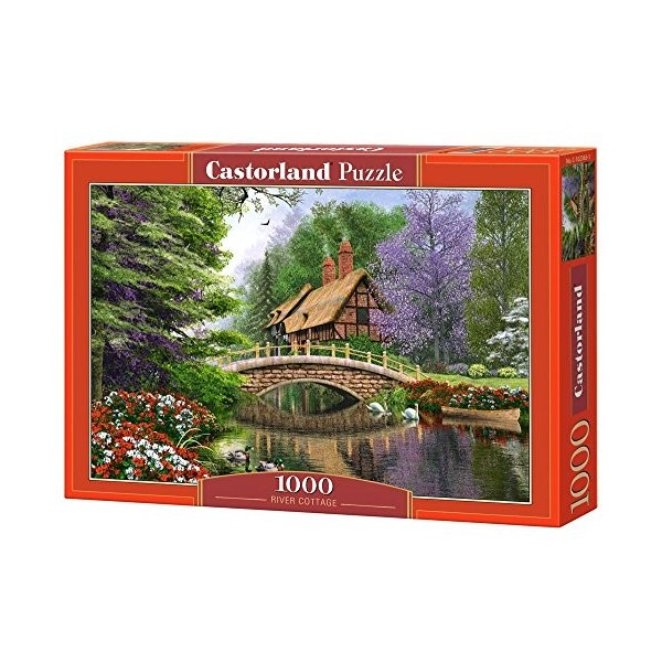 Puzzle 1000 pièces - Cottage sur la rivière - 102365 de Castorland