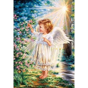 Castorland- Angel Puzzle 1000 pièces – Une Touche dange, C-103867, Multicolore