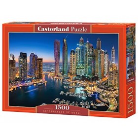 Castorland Puzzle panoramique de Dubaï, 151813-2, 1500 pièces, Multicolore
