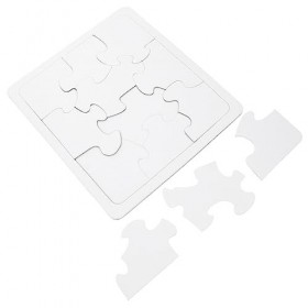 Totority 4 Pièces Puzzle Enfants Puzzles Puzzle Blanc Blanc Puzzle Sublimation Puzzle Blanc Dessiner sur Puzzle Bricolage Puz