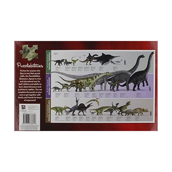 Puzzlebilities Dinosaurs 500 Piece Jigsaw Puzzle