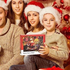 ZONEWD Puzzles en Carton de Noël - Puzzle en Carton de Noël | Puzzle de 1000 pièces pour Les Vacances de Thanksgiving pour, F