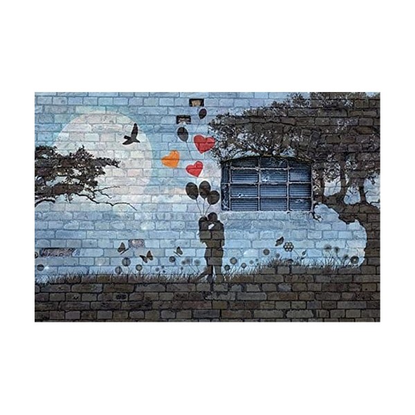 Jigsaw Puzzles 120 Pieces for Adults Images on The Wall Difficile et Challenge Jigsaw Puzzle-25x20cm 9.84x7.87inch 