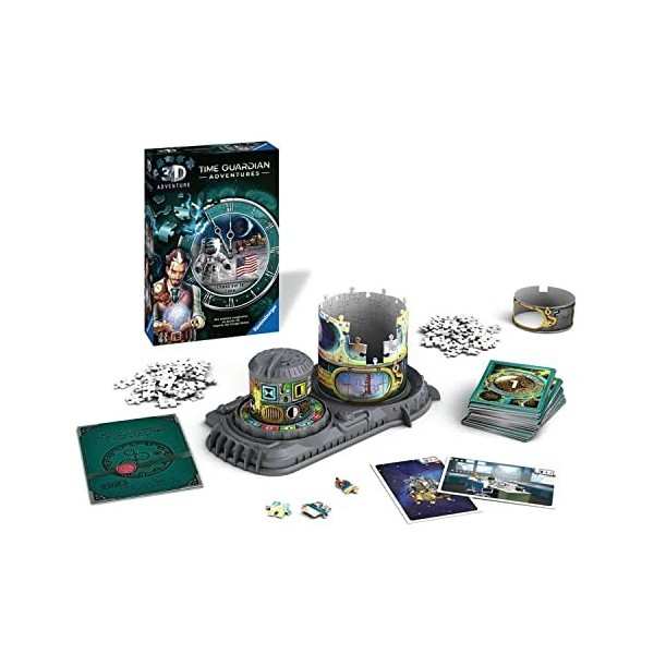 Ravensburger - Puzzle 3D Time Guardians - Chaos sur la Lune - Inspiré des Escape Game - Aventure - 216 pièces - 11552