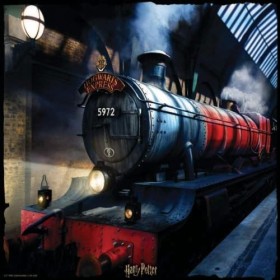 Grandi Giochi Harry Potter Train Puzzle lenticulaire Horizontal avec 500 pièces incluses et Emballage avec Effet 3D-PU103000,
