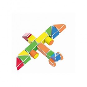 CREA BLOCK 10985 - Jeu de Construction Éducatif - 29 Pièces Auto-Adhésifs