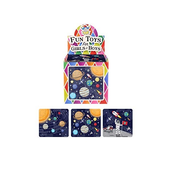 Henbrandt Lot de 10 mini puzzles spatiaux 13 x 12 cm 