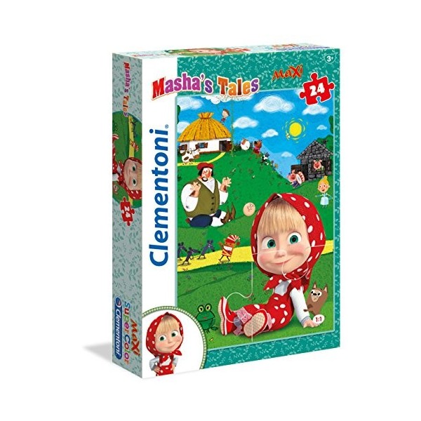 Clementoni – 24487 – Puzzle – 24 Maxi Mashas Tales