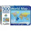 Puzzlebilities 500 Piece World Map Jigsaw Puzzle 29.1 x 19.5 in 