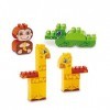 Jouets Ecoiffier - 1379 - Coffre Jungle 200 pièces - Abrick - Jeu de construction pour enfant - Dès 18 mois - Fabriqué en Fra