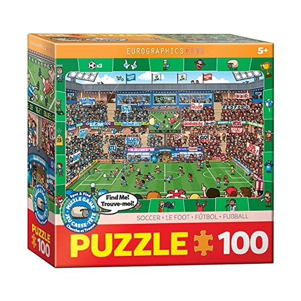 Eurographics Spot et trouver Soccer Mo Puzzle 100 pièces 