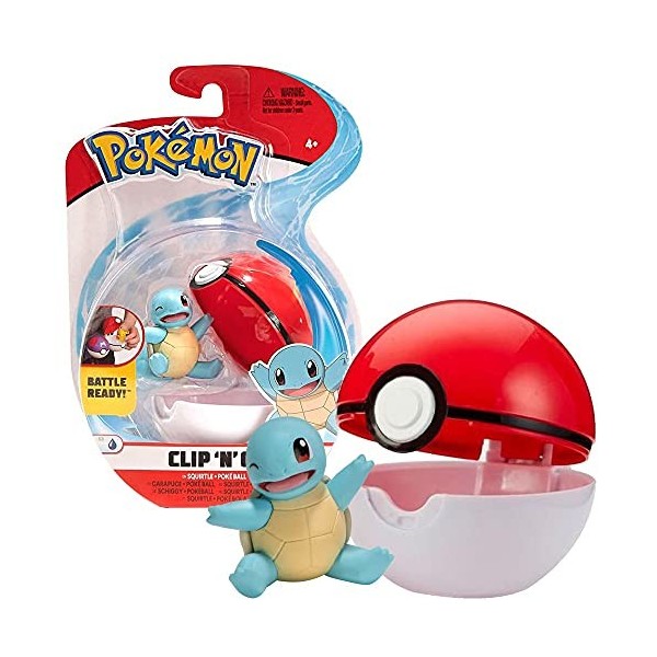 Pokemon Chiffres du Jeu avec Pokeball Clip N Go | Chiffres daction, Chiffres du Jeu:Carapuce