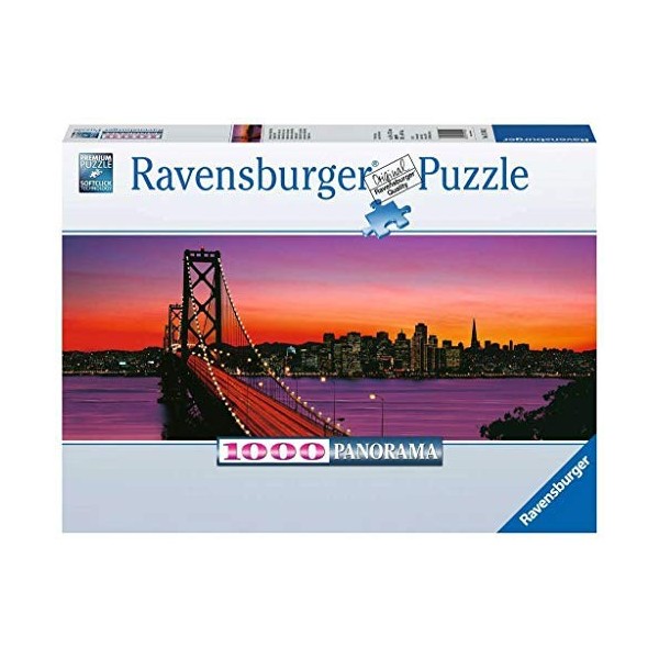 Ravensburger - 15104 - Puzzle panoramique - Pont de Oakland Bay, San Francisco - 1000 pièces